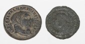 A PAIR OF ANCIENT ROMAN COINS