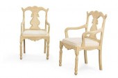 A PAIR OF ANGLO-INDIAN PAINTED