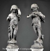 A Pair of Antique English Lead