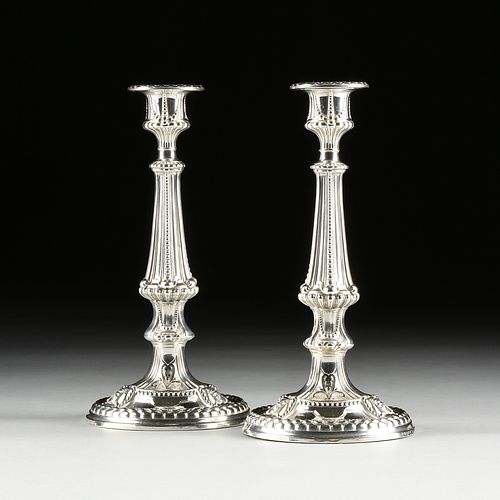 A PAIR OF ANTIQUE ENGLISH ELKINGTON