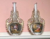 A pair of antique French porce