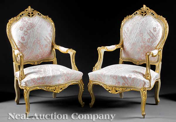 A Pair of Antique Louis XV-Style