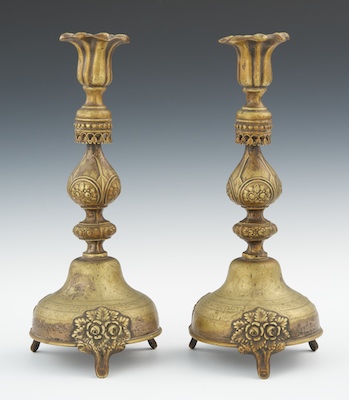 A Pair of Antique Polish Brass