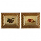 A PAIR OF ANTIQUE STILL LIFE P