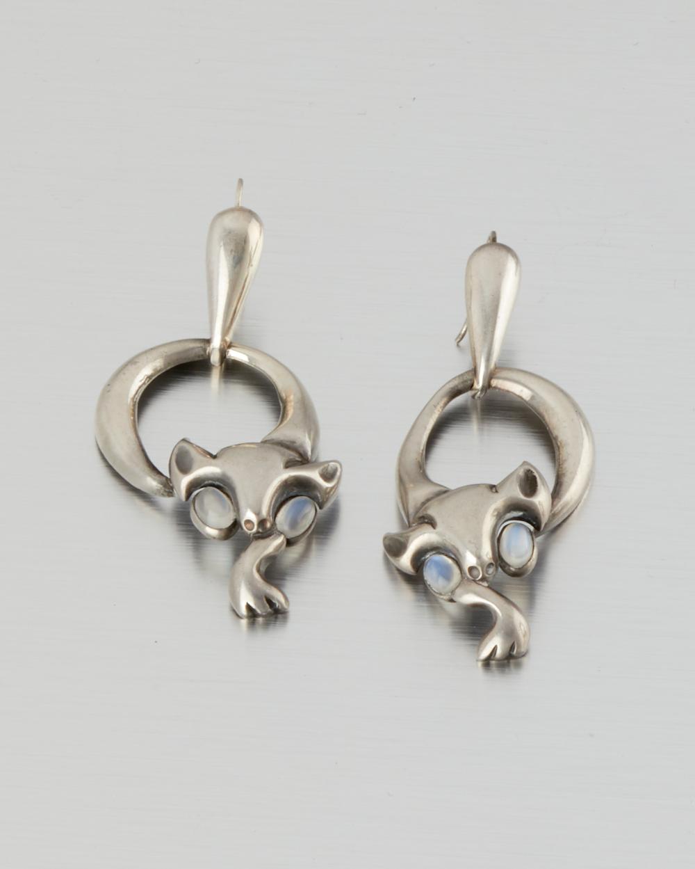 A PAIR OF ANTONIO PINEDA SILVER AND