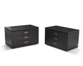 A PAIR OF ARMANI CASA NIGHTSTA
