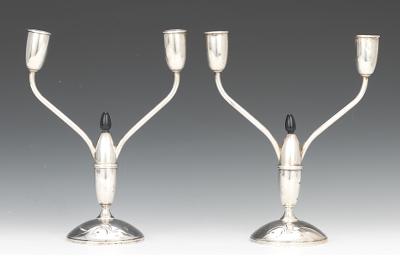 A Pair of Art Deco Sterling