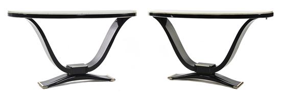 A Pair of Art Deco Style Console