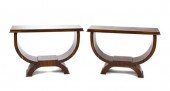 A Pair of Art Deco Style Conso