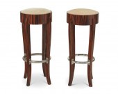 A PAIR OF ART DECO REVIVAL BAR