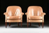 A PAIR OF ART DECO STYLE TAN L