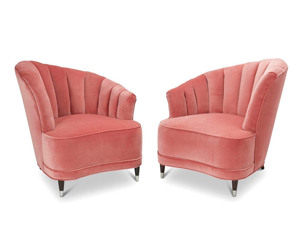 A PAIR OF ART DECO-STYLE LOUNGE