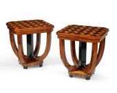 A PAIR OF ART DECO-STYLE SQUAR
