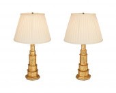 A PAIR OF ART DECO-STYLE TABLE
