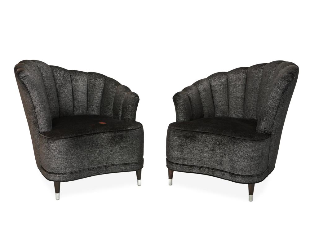 A PAIR OF ART DECO-STYLE LOUNGE