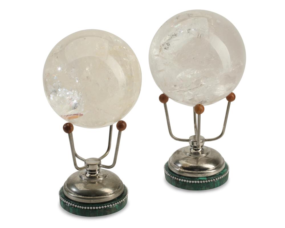 A PAIR OF ART MODERNE ROCK