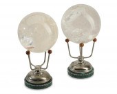 A PAIR OF ART MODERNE ROCK CRY