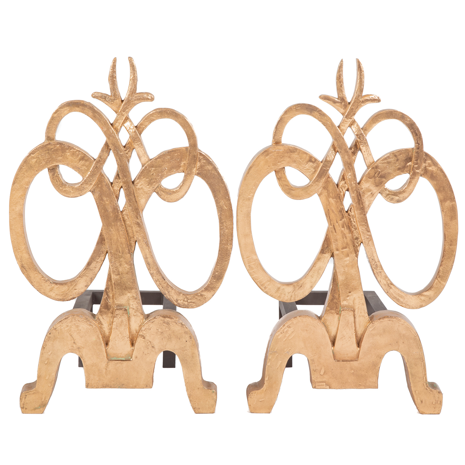 A PAIR OF ARTS & CRAFTS STYLE
