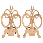A PAIR OF ARTS & CRAFTS STYLE