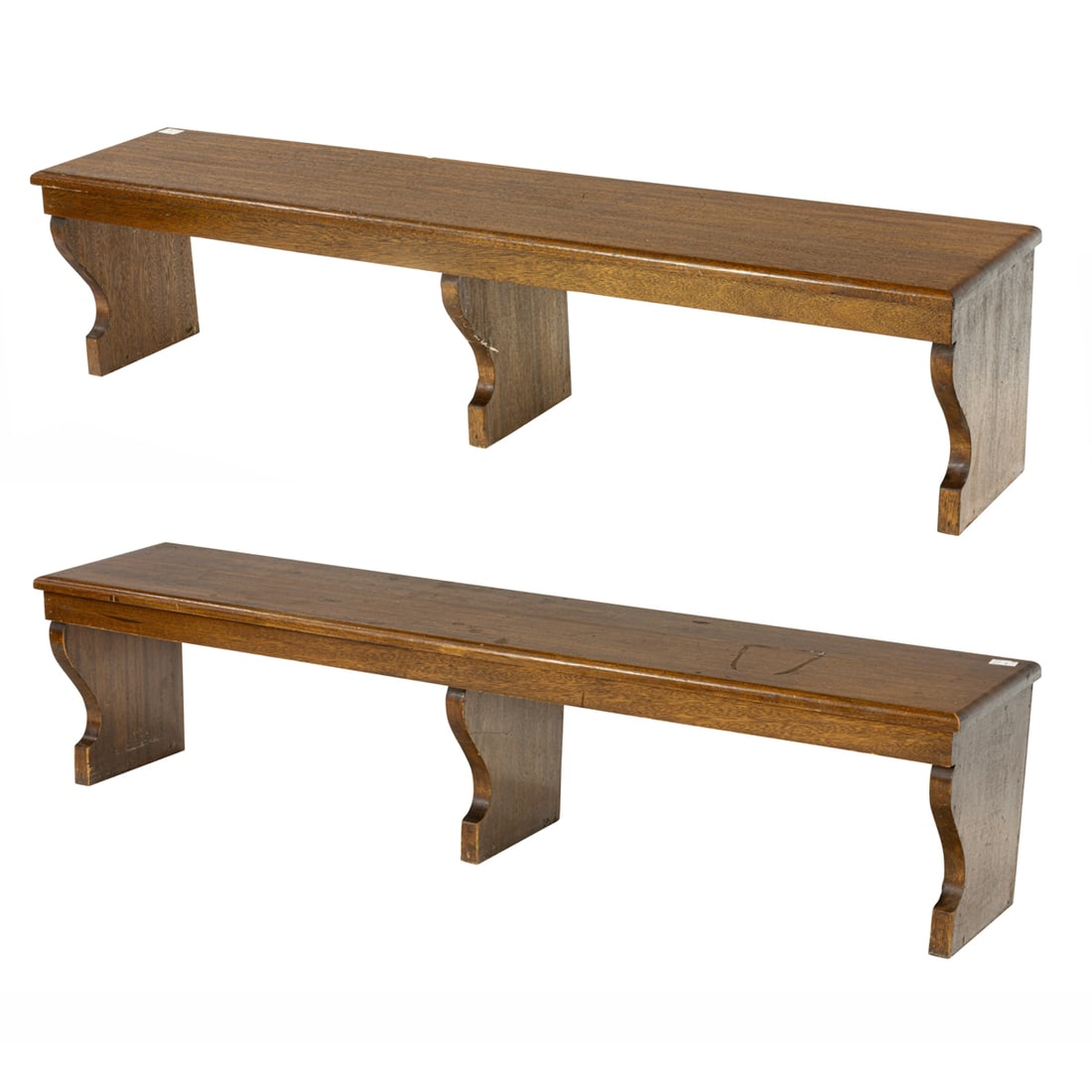 A PAIR OF ARTS AND CRAFTS OAK
