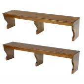 A PAIR OF ARTS AND CRAFTS OAK