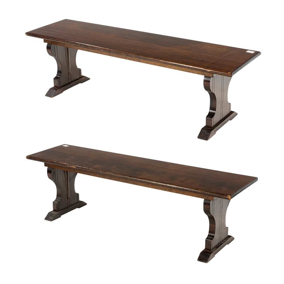 A PAIR OF ARTS AND CRAFTS OAK