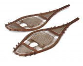 A PAIR OF ATIKAMEKW SNOW SHOES