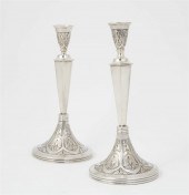 A PAIR OF AUSTRIAN SILVER SABB