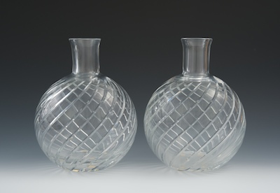 A Pair of Baccarat Heavy Crystal