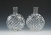 A Pair of Baccarat Heavy Cryst