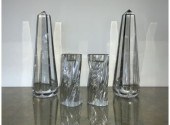 A pair of Baccarat Odilon swir