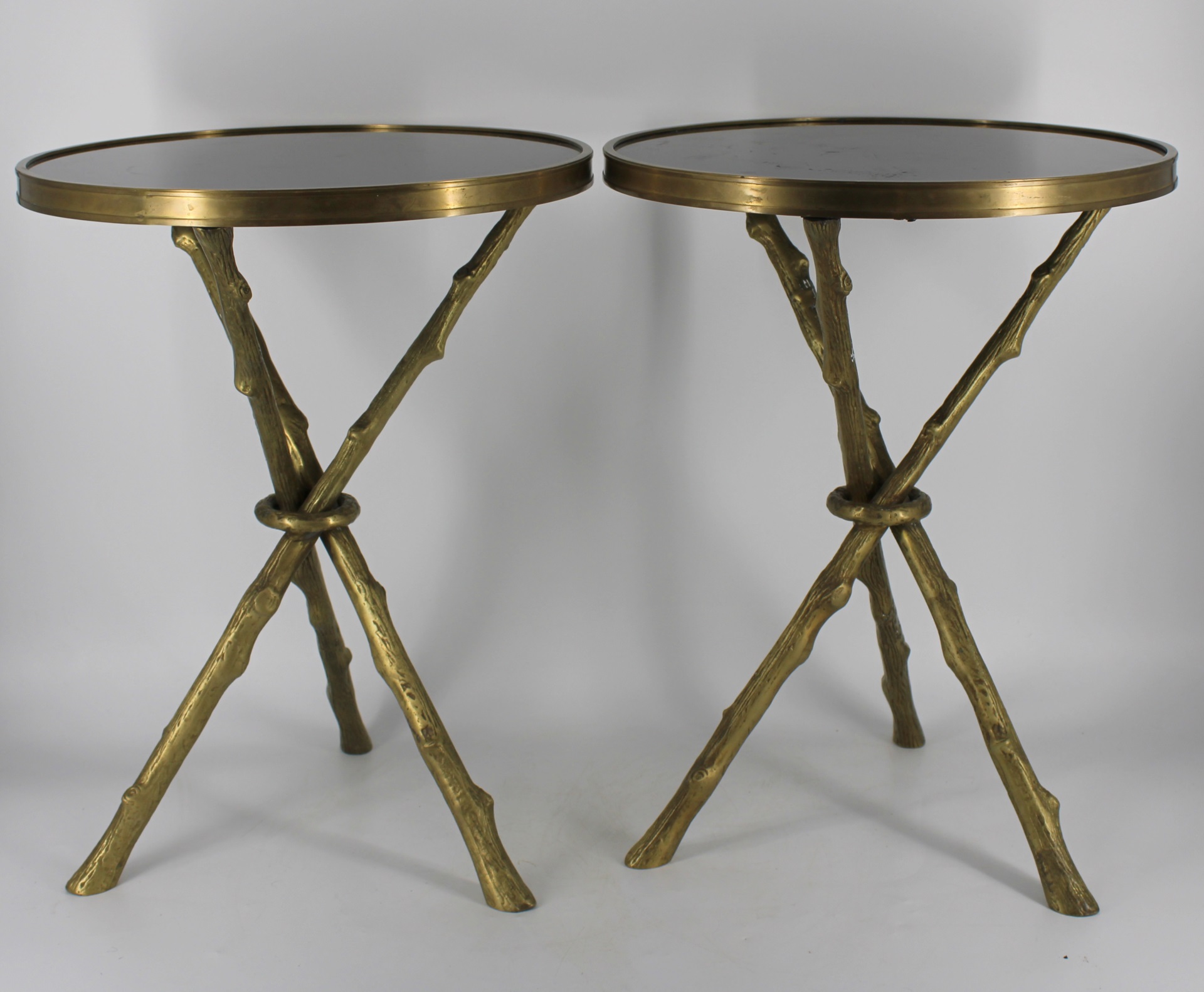 A PAIR OF BAQUES QUALITY BRONZE &