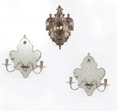 A PAIR OF BAROQUE STYLE WALL L