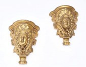 A PAIR OF BAROQUE STYLE GILTWO