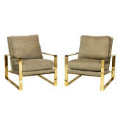 A PAIR OF BERNHARDT LACQUERED