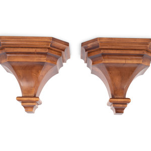 A Pair of Biedermeier Style Wall
