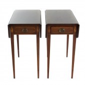 A PAIR OF BIGGS FEDERAL STYLE