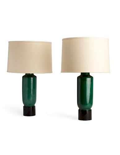 A PAIR OF BILLY HAINES GREEN