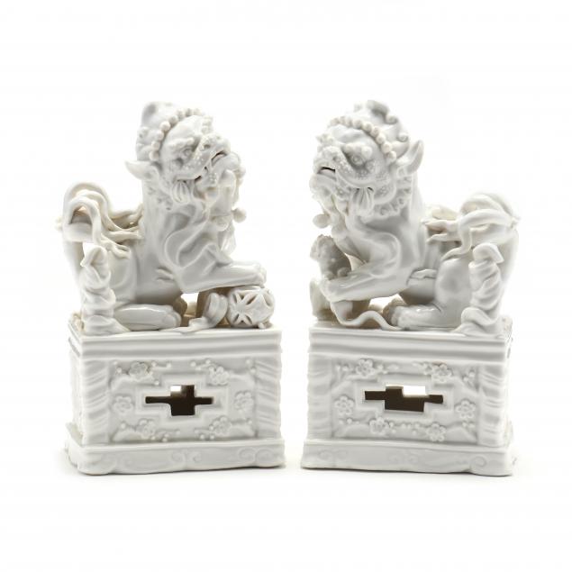 A PAIR OF BLANC DE CHINE