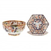 A PAIR OF BODLEY PLATES & AMHE