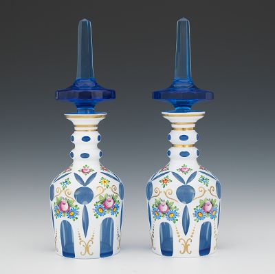 A Pair of Bohemian Crystal