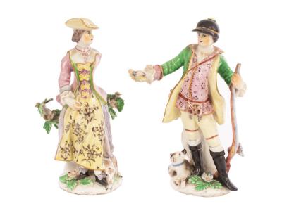 A pair of Bow figures of