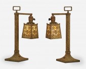A PAIR OF BRADLEY & HUBBARD AR