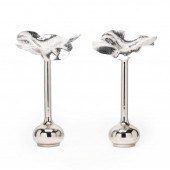 A PAIR OF BRAZILIAN SILVERPLAT
