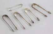 A pair of bright cut silver su