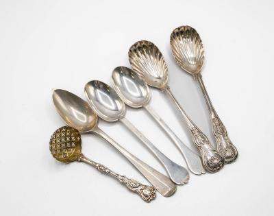 A pair of Britannia standard silver