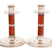 A Pair of Broggi Silver-Plate
