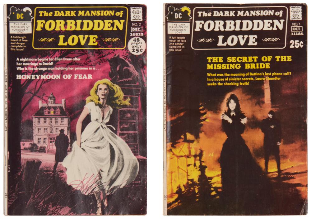 A PAIR OF BRONZE AGE DC DARK