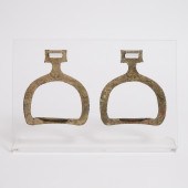 A Pair of Bronze 'Mythical Bea