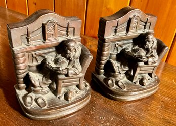 A pair of bronze patinated 'Armor